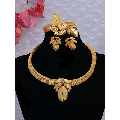 Dubai-arabe-Nigeria-ensemble-de-bijoux-pour-fille-femmes-mari-e-couleur-or-nuptiale-mariage-bijoux
