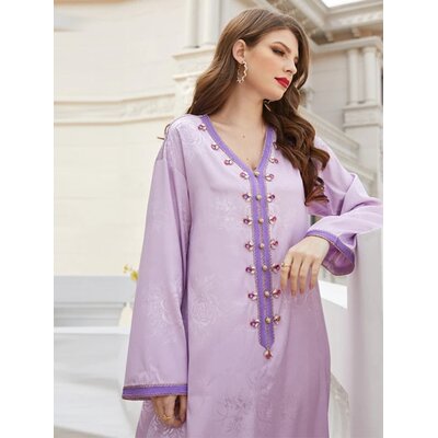 Robe élégante rose