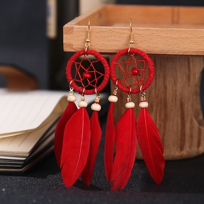 Boucles-d-oreilles-en-bois-naturel-boh-me-boucles-d-oreilles-en-plumes-en-feuille-attrape