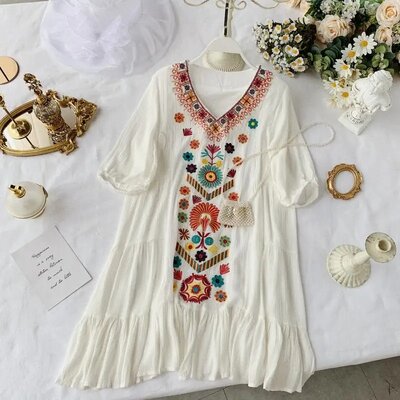 Robe d'été à imprimé floral