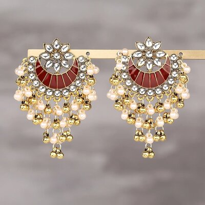 boucles d'oreilles strass