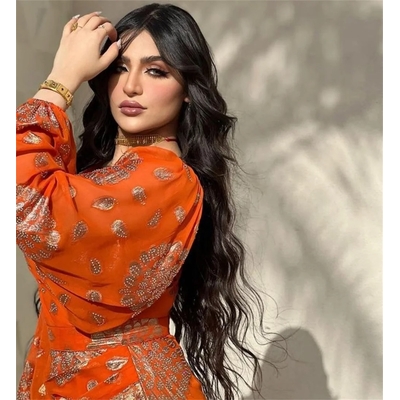 caftan orange
