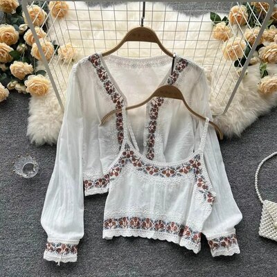 Chemisier camisole  blanc