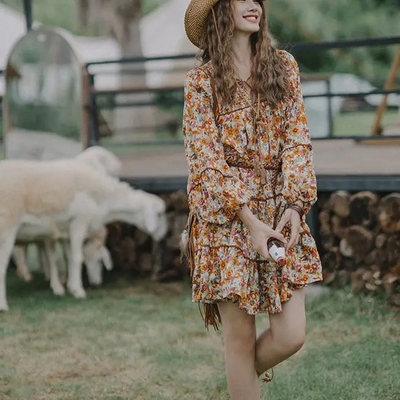 Robe  vintage asiatique