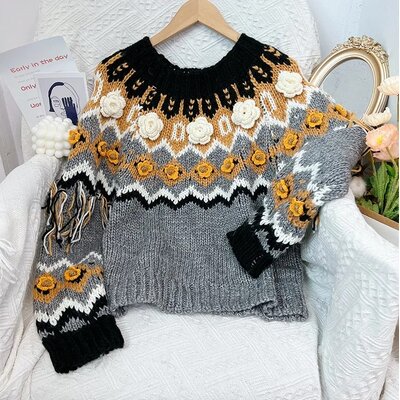 Pull tricot femme
