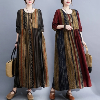 Robe vintage en ling