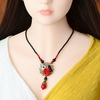 Nouveau-collier-chinois-fleurs-rouges-pendentifs-en-pierre-naturelle-pour-les-femmes-45cm-la-main-collier