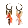 Vintage-t-Boho-rouge-plume-indien-Tribal-boucles-d-oreilles-2020-ethnique-feuille-d-or-alliage