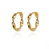 boucles d' oreilles créole torsadé