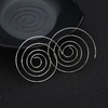 Boucles d'oreilles femme spirale