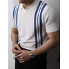 Polo blanc homme