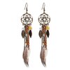 boucle d oreille fantaisie plume