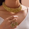 parure de bijoux en strass ethnique latine