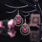 BOucles d'oreilles fantaisie pierre