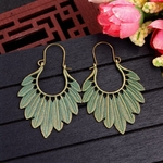 Boucles d'oreilles forme feuilles