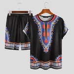 Short noir dashiki