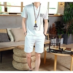 Ensemble t-shirt et short homme été