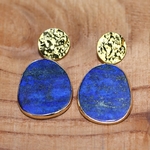 Boucles d oreilles bleu