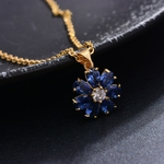 Nouveaux-colliers-couleur-or-colliers-pendentif-cha-ne-ronde-pierre-bleue-donnant-fille-ami-cadeaux-bijoux