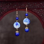 Nouveau-Vintage-boucles-d-oreilles-pour-femmes-chinois-la-main-en-pierre-naturelle-boucles-d-oreilles