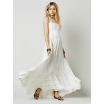 Robe de plage blanc