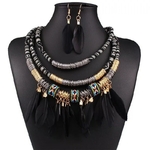 Nouveau-boh-me-colliers-pendentifs-pour-femmes-Boho-multicouche-plume-gland-colliers-Bijoux-accessoires-cadeau-Bijoux