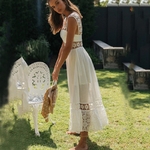 Robe boho blanche