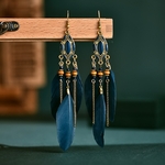 Boucles-d-oreilles-ethniques-pendantes-pour-femmes-bijou-boh-me-en-m-tal-Long-pompon-bijoux