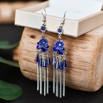 Boh-me-argent-couleur-capteur-de-r-ves-feuille-gland-boucles-d-oreilles-pour-femmes-indien