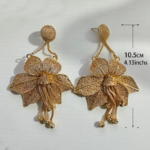 Boucles doreilles fleur