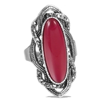 Bague  rouge