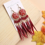 Boucles doreilles plume