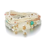bracelet perle blanc