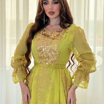 robe maille jaune