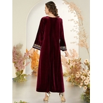 Grande-taille-Maxi-robes-pour-femmes-2020-hiver-l-gant-velours-rouge-manches-longues-Robe-indienne