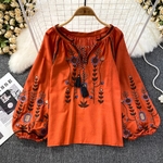 Chemisier Orange boheme