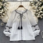 Chemisier long blanc