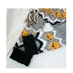 Pull brodé femme