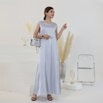 Robe  bleu clair sans manche