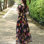 Robe mousseline de soie
