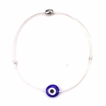 Bracelet mauvais oeil blanc