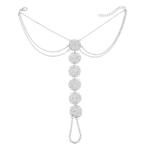 bracelet pied argent