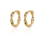 boucles d oreilles créole torsadé