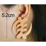 boucles d oreilles africain