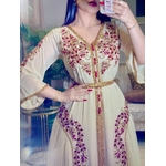 caftan doré marocain