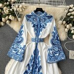 robe motif asiatique