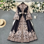 Robe noir longue