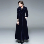 Manteau velours femme