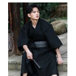 kimono noir homme