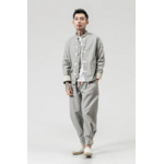 ensemble gris veste et pantalon homme
